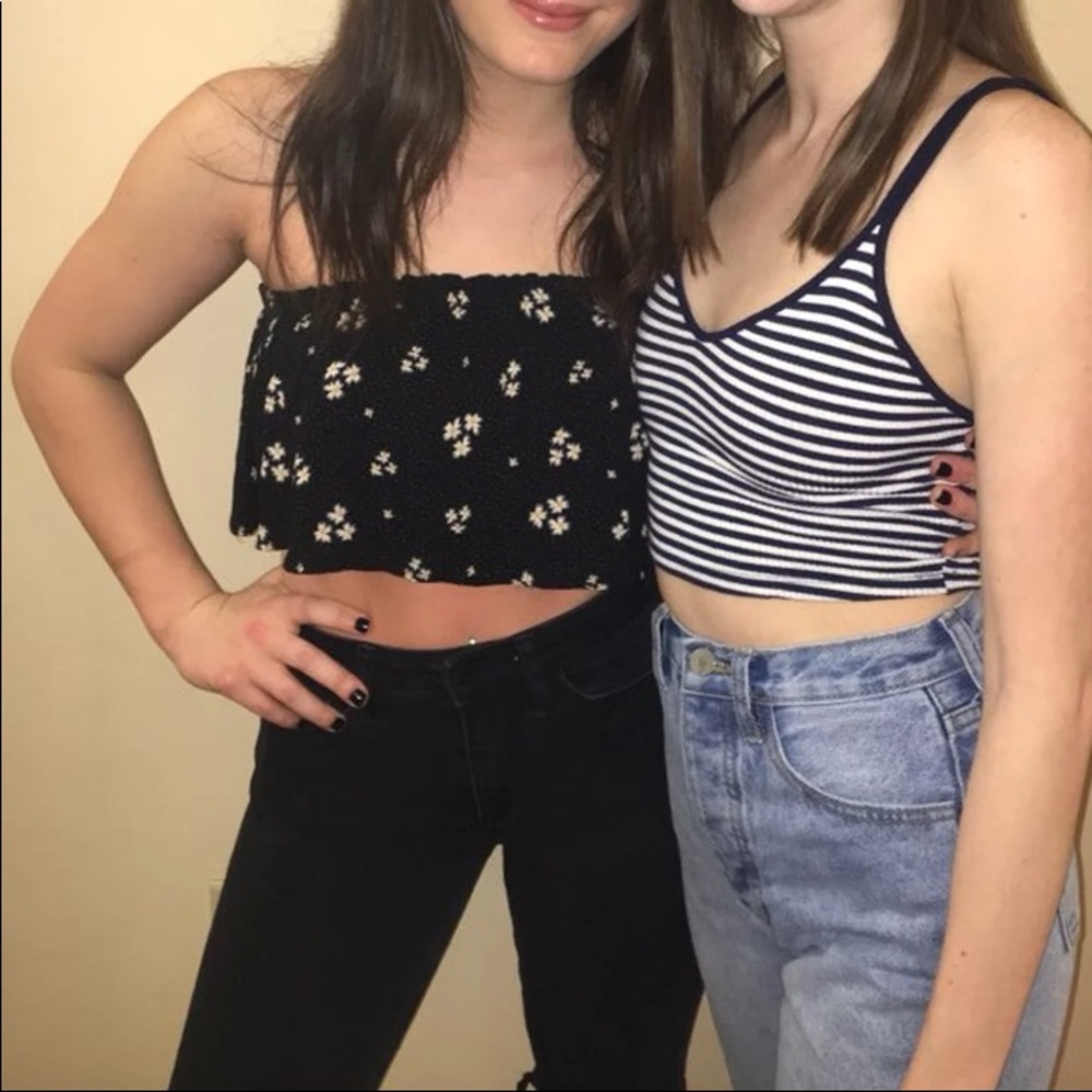 Floral crop top